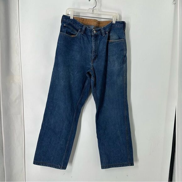 Duluth Trading Co Size 38 X 30 Reinforced Denim Straight Leg Work Jeans - Picture 1 of 11